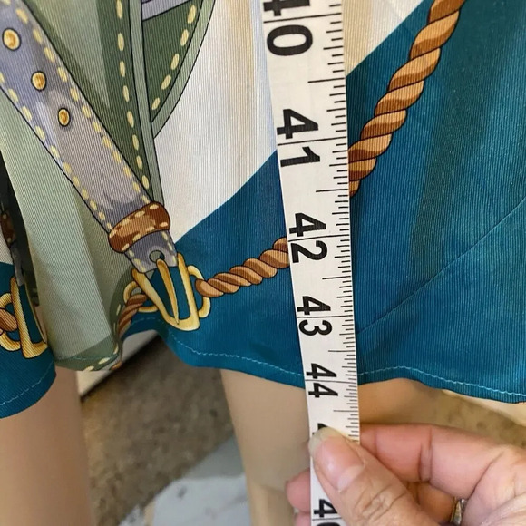 Y2K Hilfiger Silk Slip Dress Sz 6 Midi Fairy Royal Cottage-core Party Cocktail - Picture 4 of 12